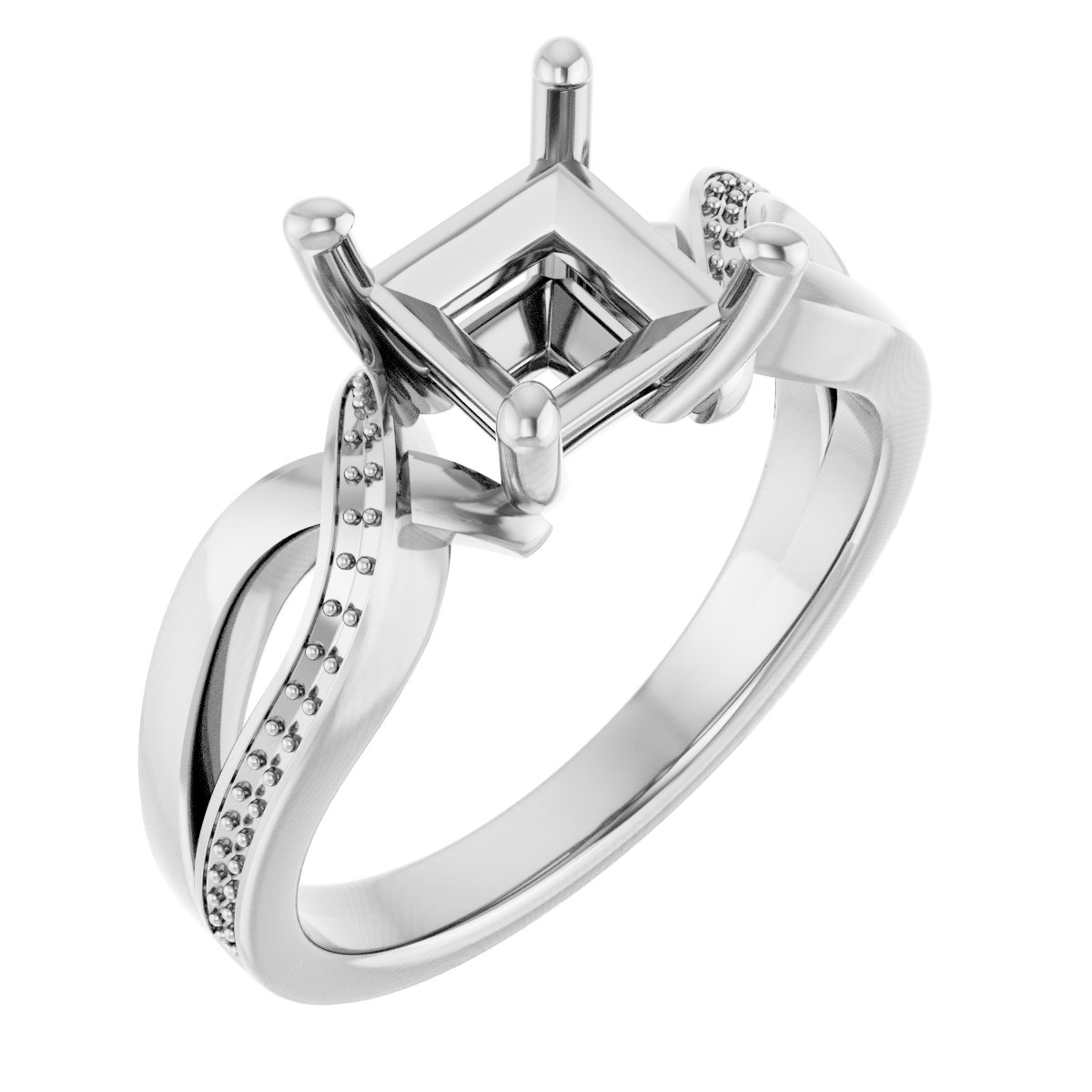 Accented Engagement Ring
