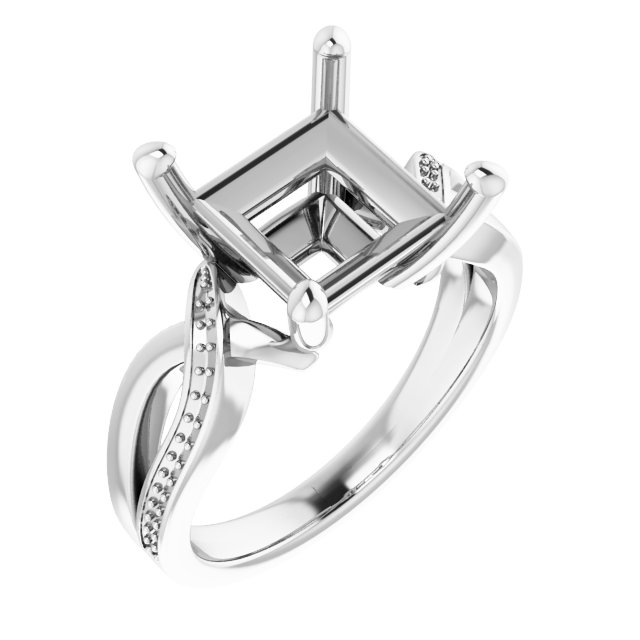 Accented Engagement Ring
