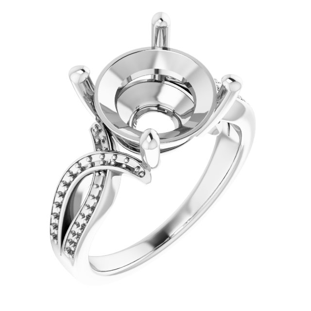 Accented Engagement Ring