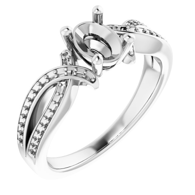 Accented Engagement Ring