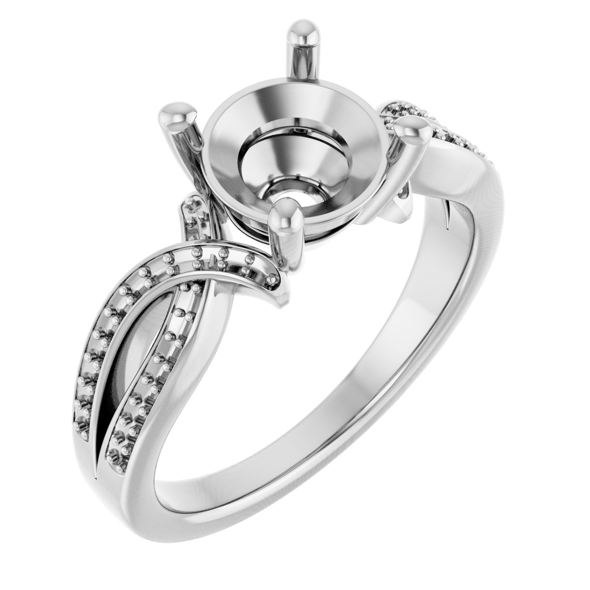 Accented Engagement Ring