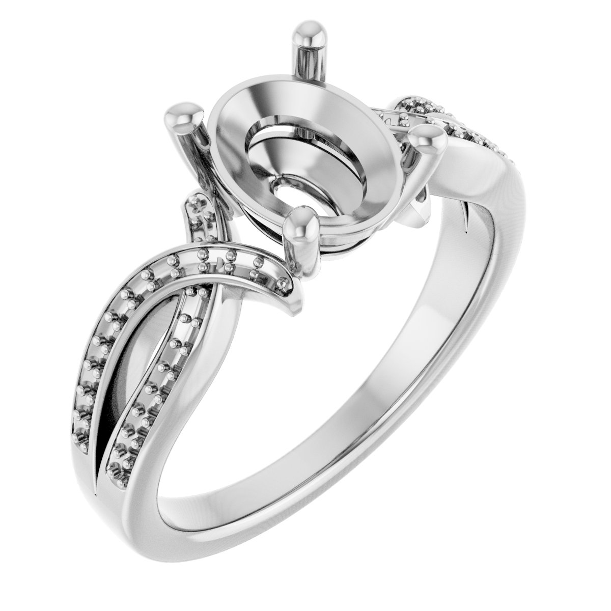Accented Engagement Ring