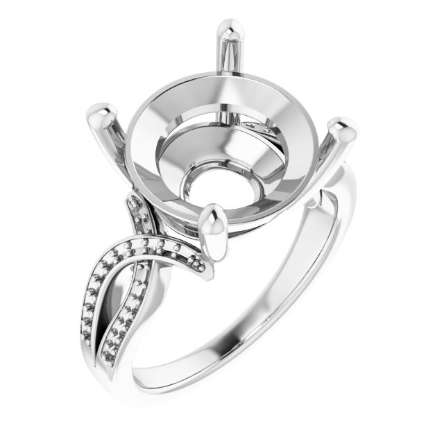 Accented Engagement Ring