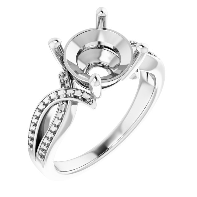 Accented Engagement Ring