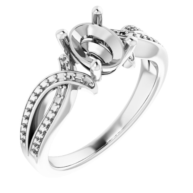Accented Engagement Ring