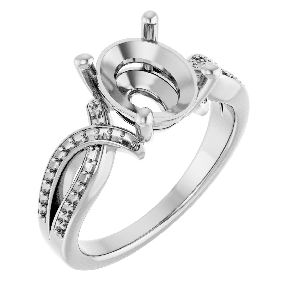 Accented Engagement Ring