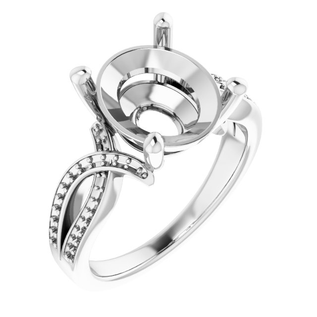 Accented Engagement Ring