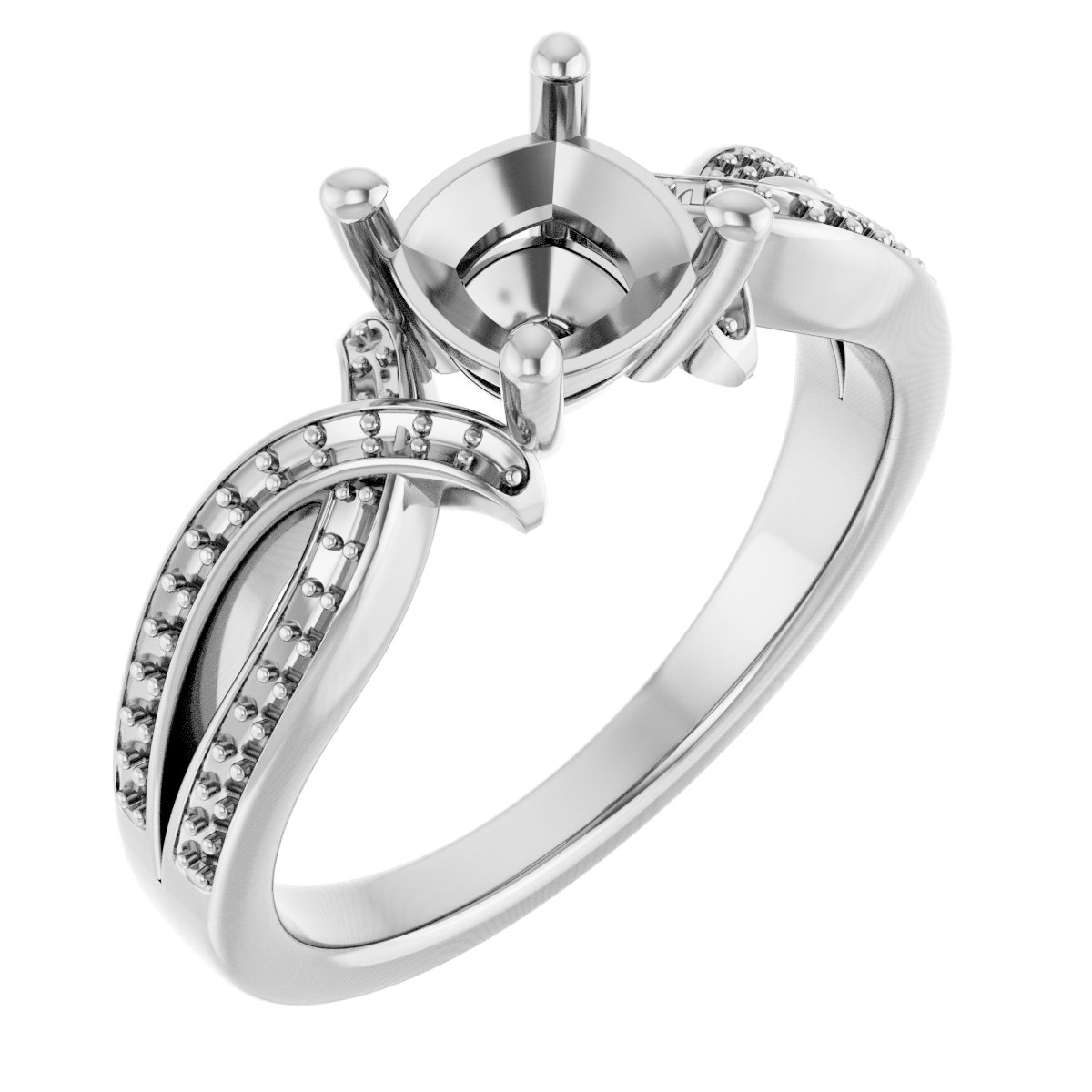 Accented Engagement Ring