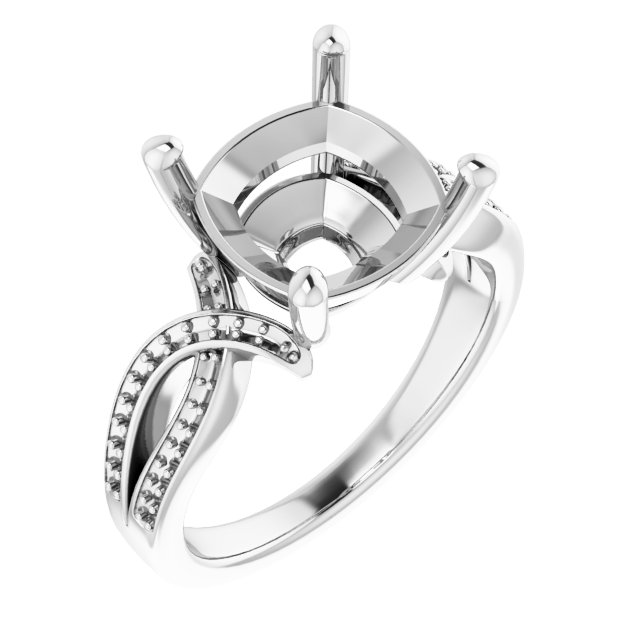 Accented Engagement Ring
