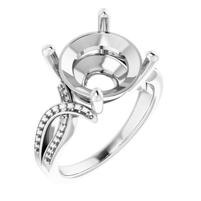 Accented Engagement Ring