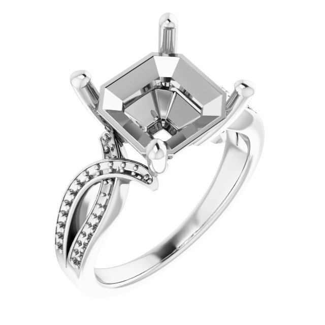 Accented Engagement Ring