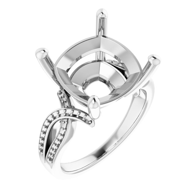 Accented Engagement Ring