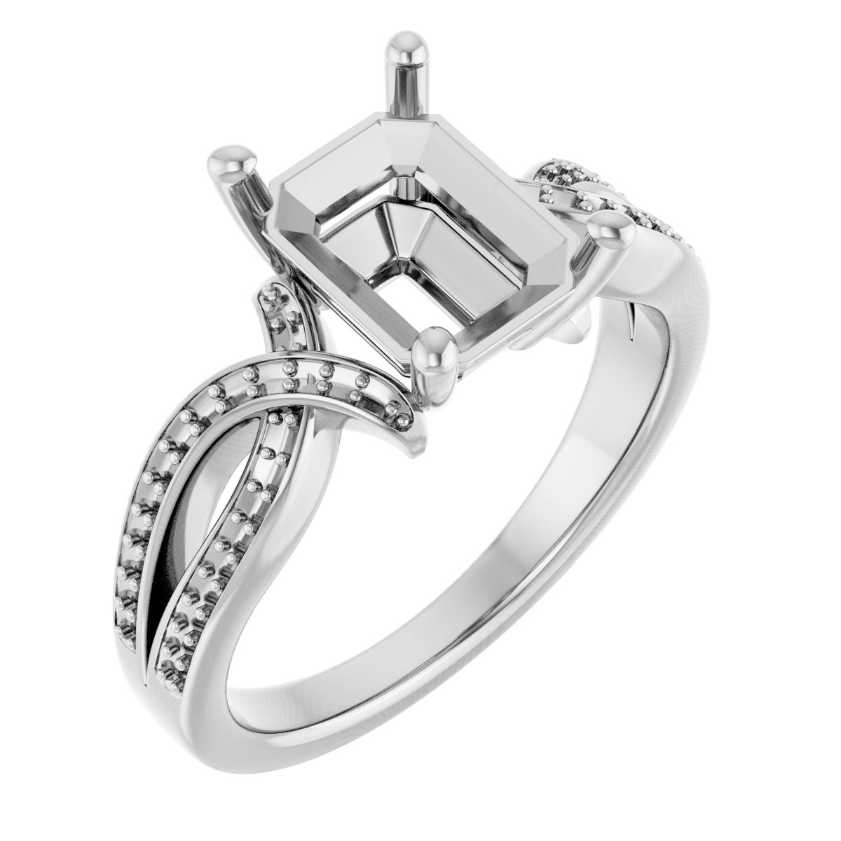 Accented Engagement Ring