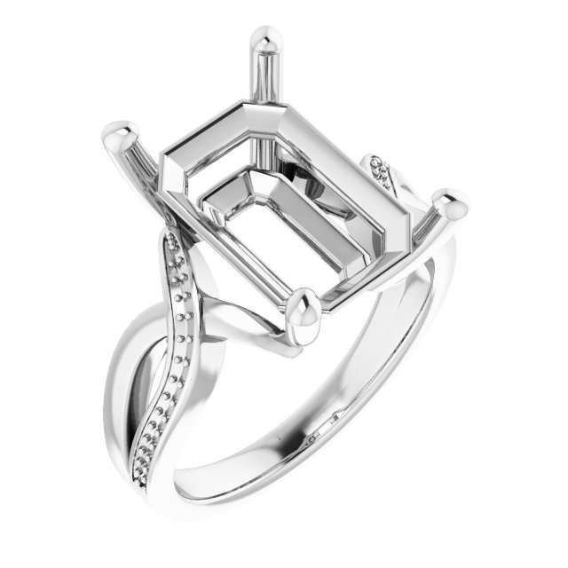 Accented Engagement Ring