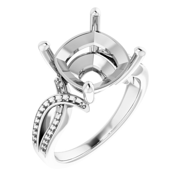 Accented Engagement Ring