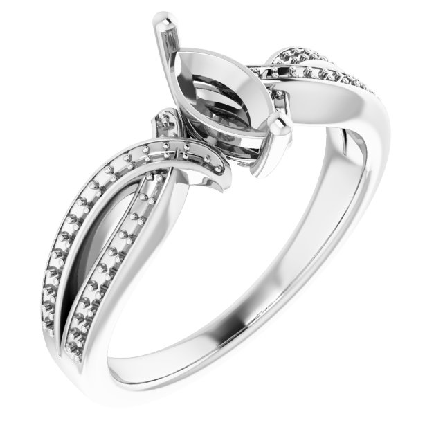 Accented Engagement Ring
