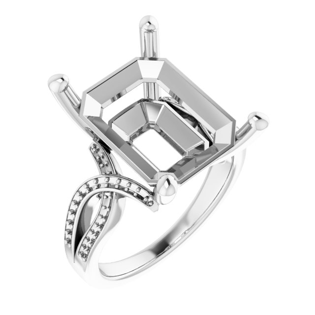 Accented Engagement Ring