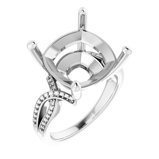 Accented Engagement Ring