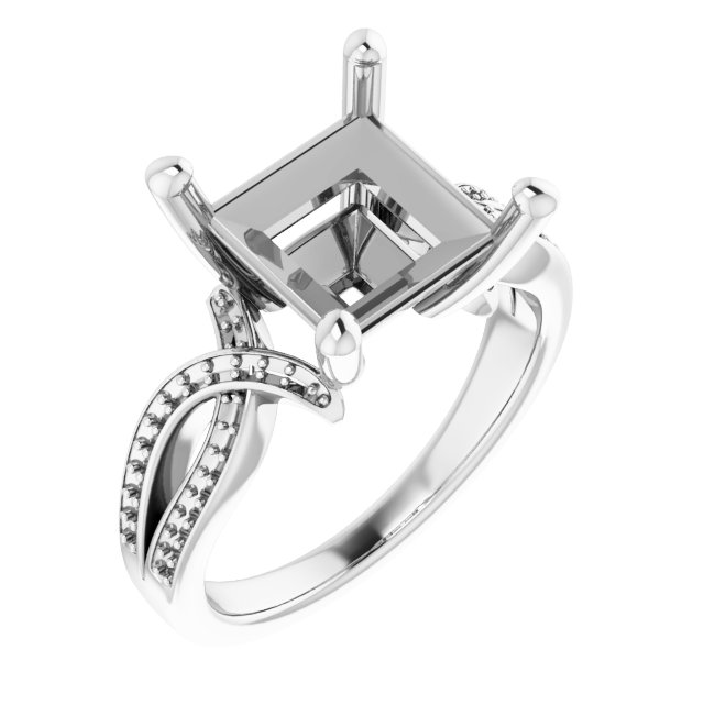 Accented Engagement Ring