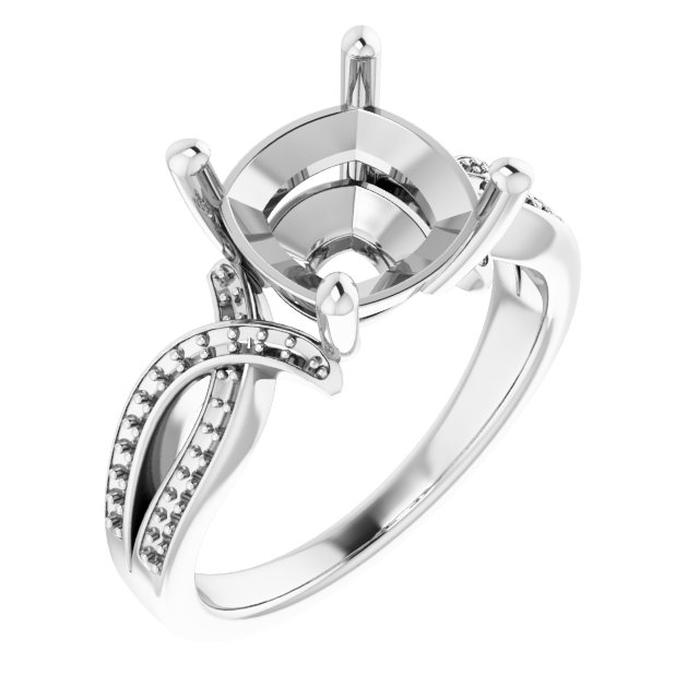 Accented Engagement Ring