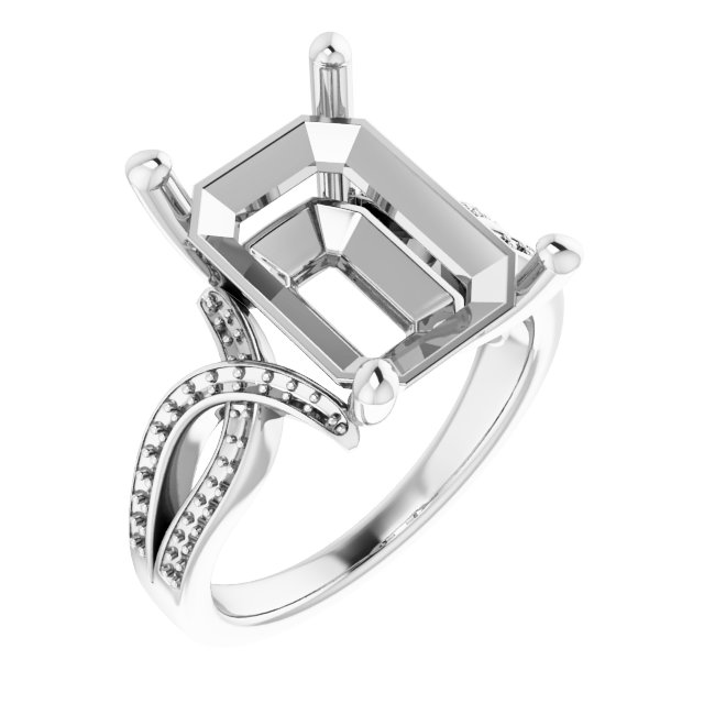 Accented Engagement Ring