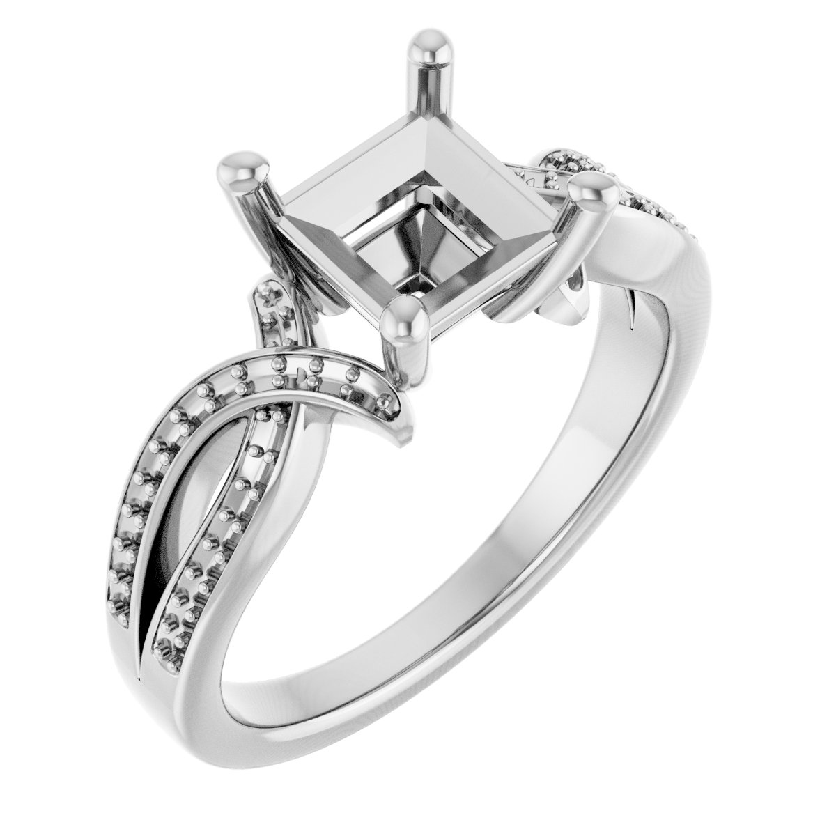 Accented Engagement Ring