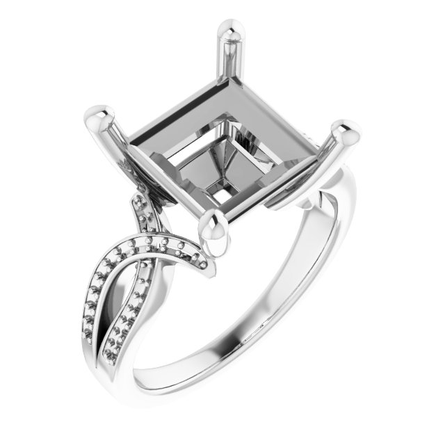 Accented Engagement Ring