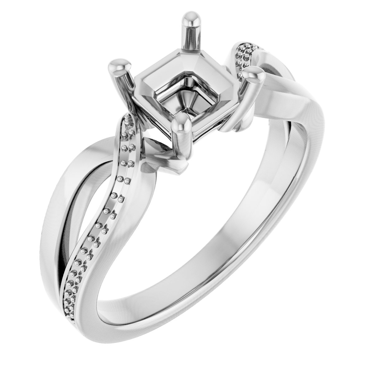 Accented Engagement Ring