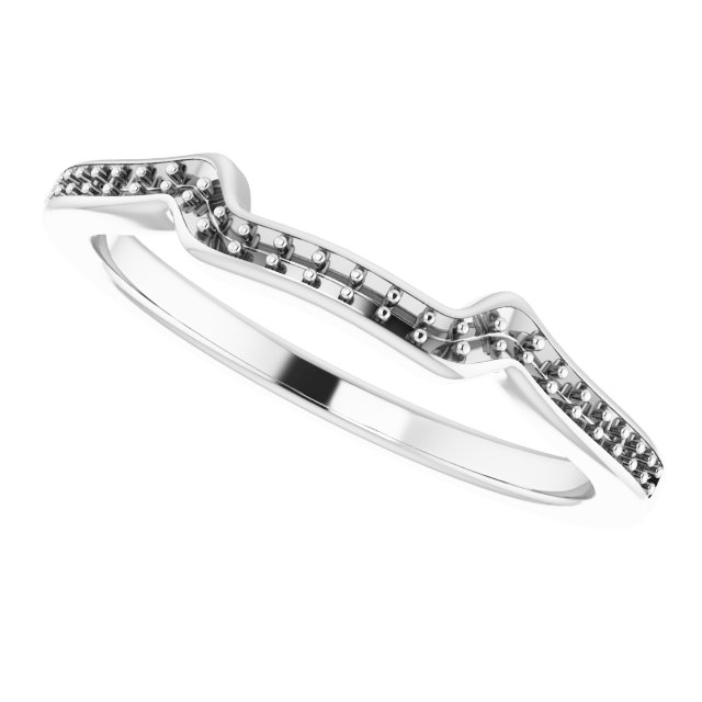 Band Mounting for 15x11 mm Emerald Ring view 5