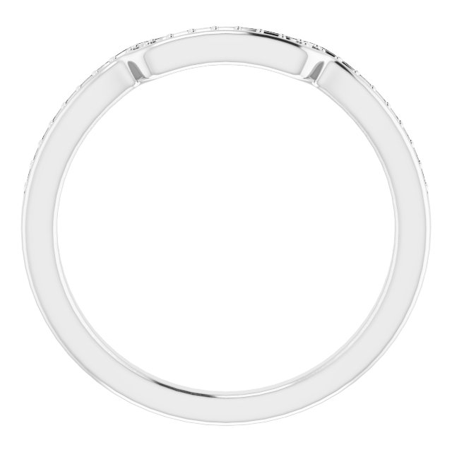 Band Mounting for 15x11 mm Emerald Ring view 2