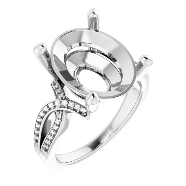 Accented Engagement Ring