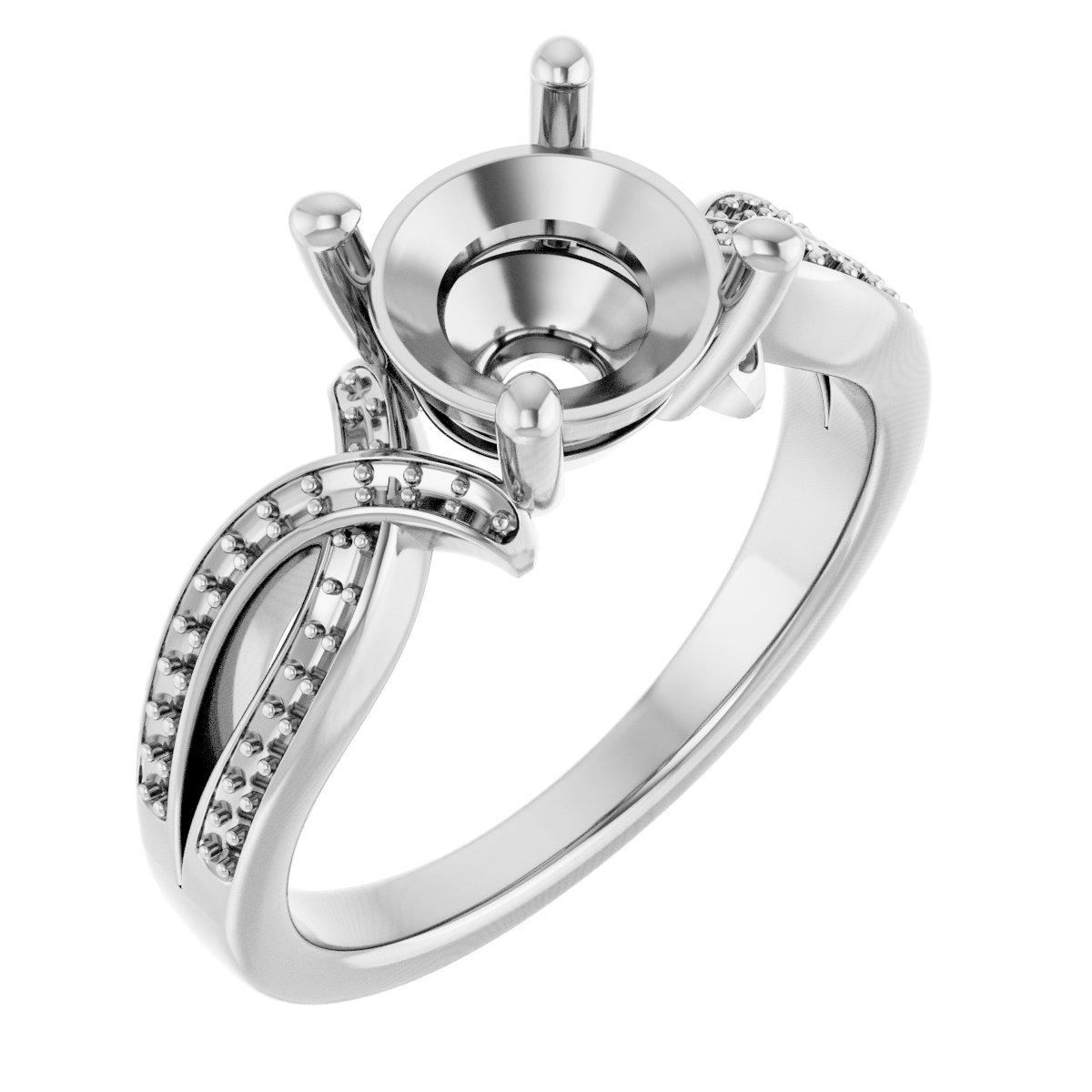 Accented Engagement Ring