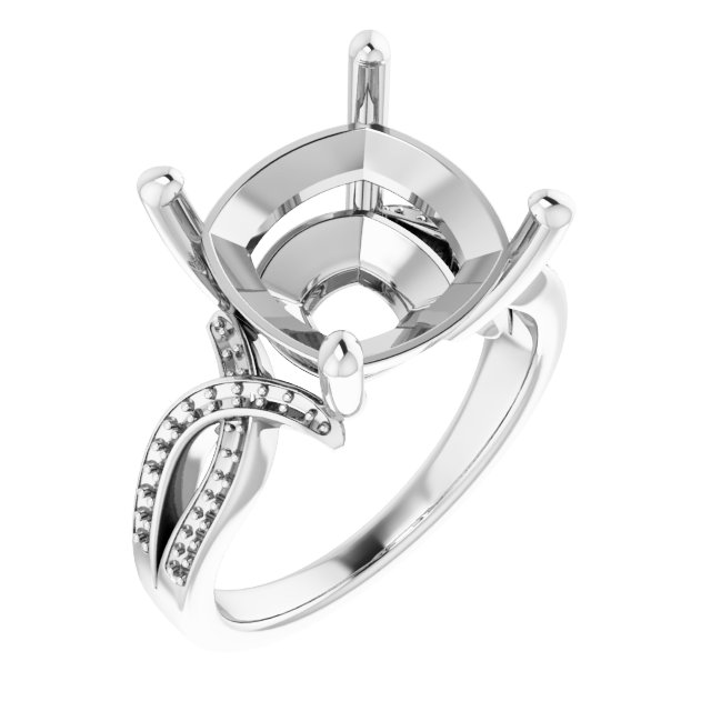 Accented Engagement Ring