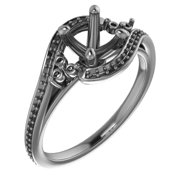 12x6 mm Marquise Engagement Ring Mounting
