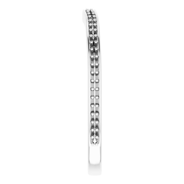 Band Mounting for 12x6 mm Marquise Ring view 4