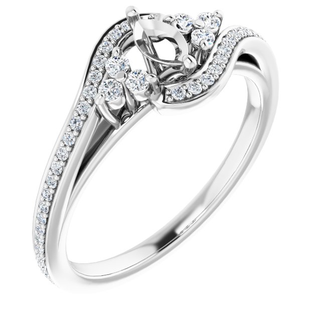14k White Gold