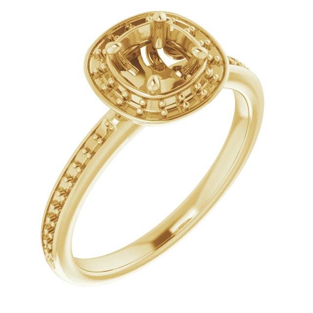 Halo-Style Engagement Ring