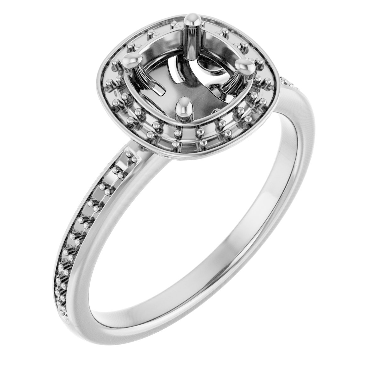 Halo-Style Engagement Ring