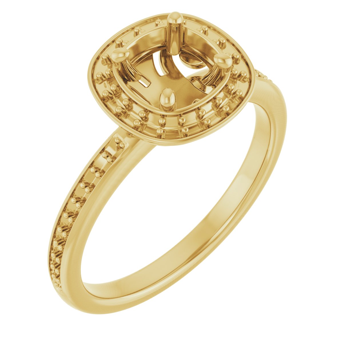 Halo-Style Engagement Ring