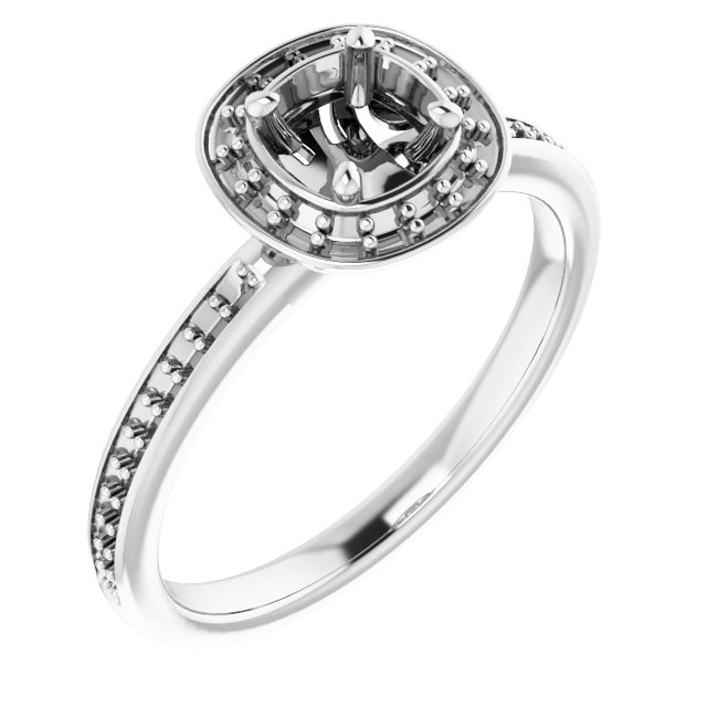 Halo-Style Engagement Ring