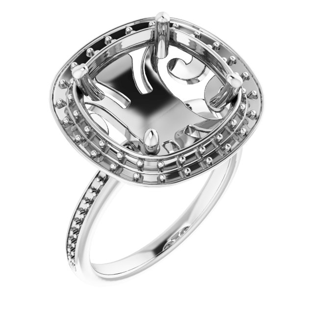 Halo-Style Engagement Ring