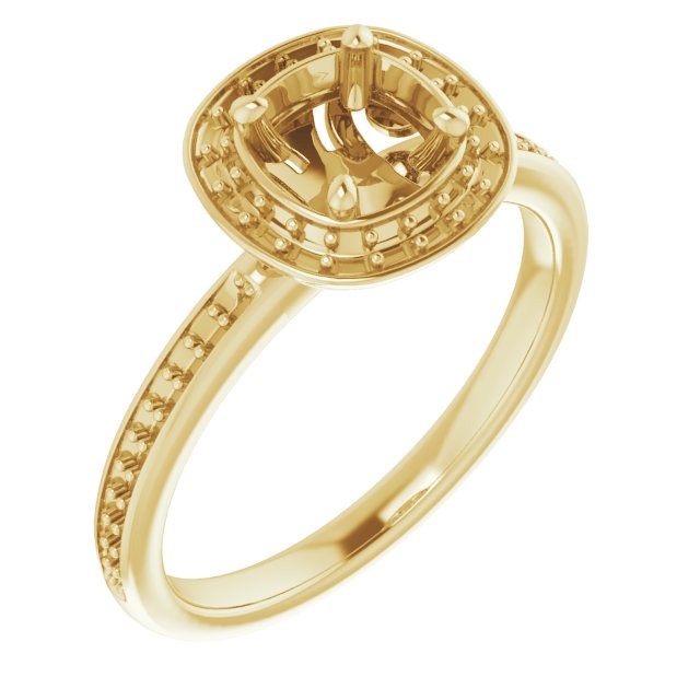 Halo-Style Engagement Ring