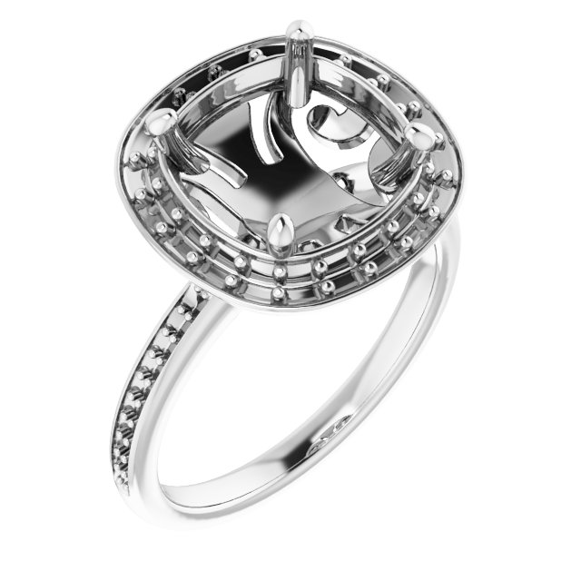Halo-Style Engagement Ring