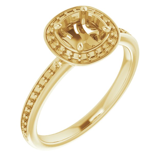 Halo-Style Engagement Ring
