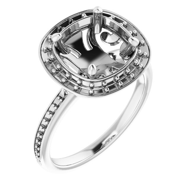 Halo-Style Engagement Ring