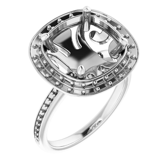 Halo-Style Engagement Ring