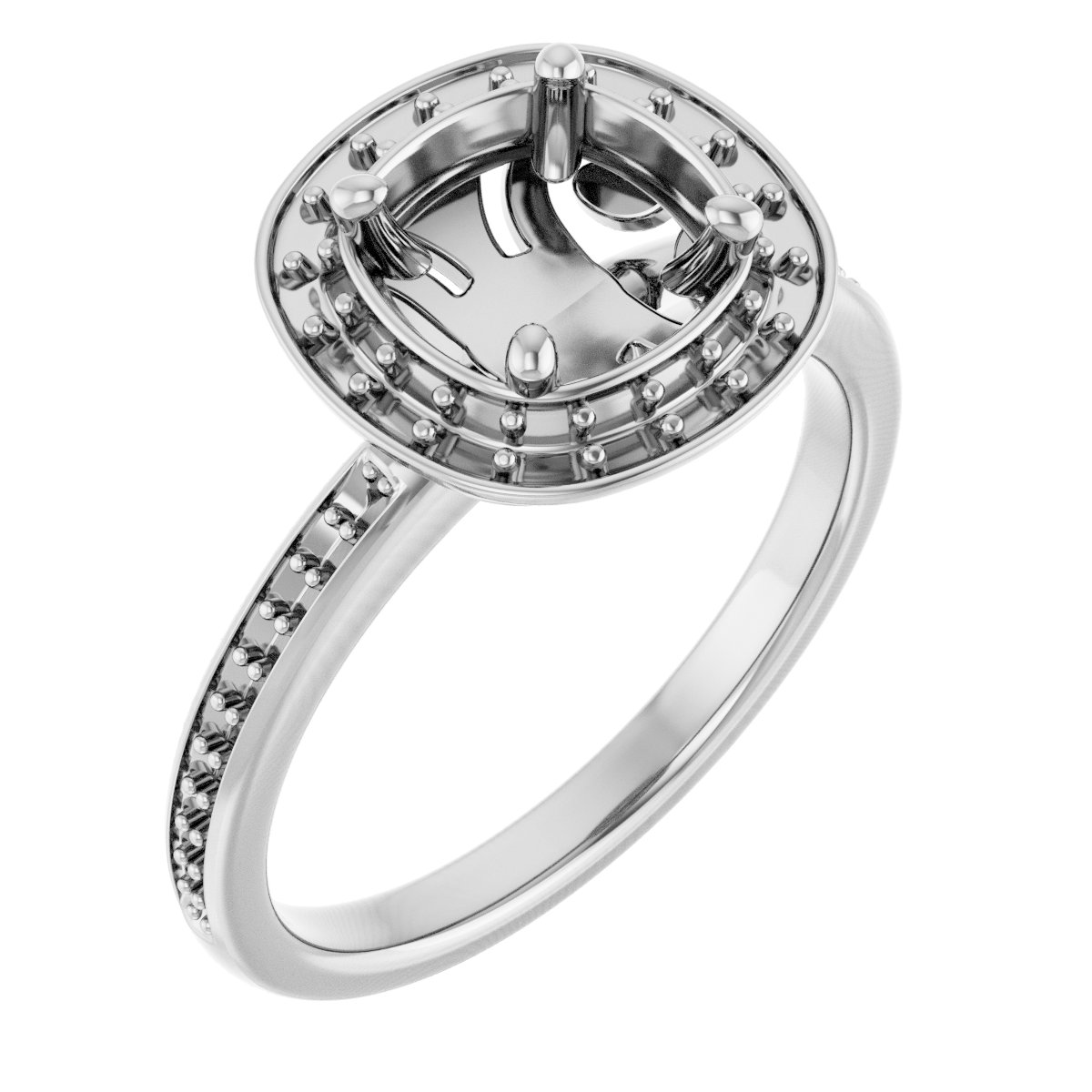 Halo-Style Engagement Ring