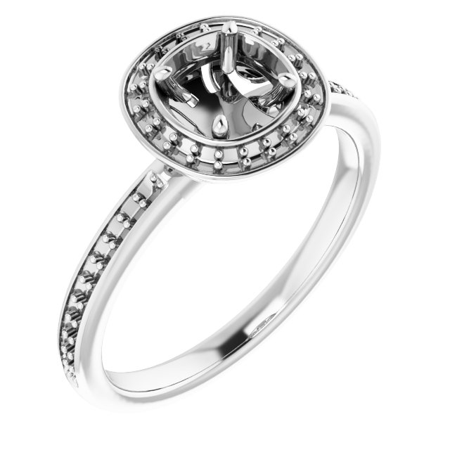 Halo-Style Engagement Ring