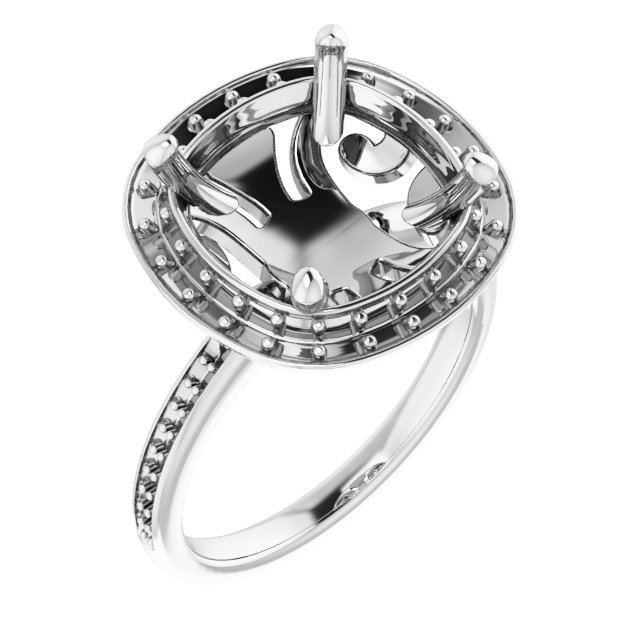 Halo-Style Engagement Ring