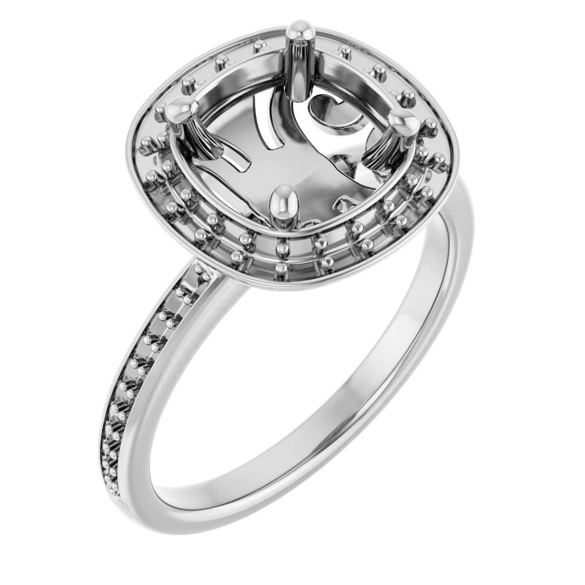 Halo-Style Engagement Ring